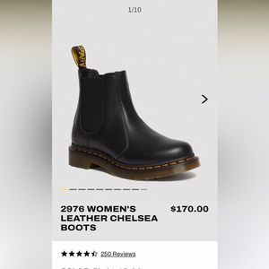 Doctor Martens Black Chelsea Boots US Size 10